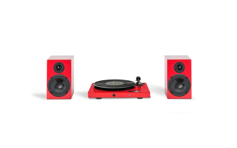 Pro-Ject Juke Box E1 HiFi Set Red