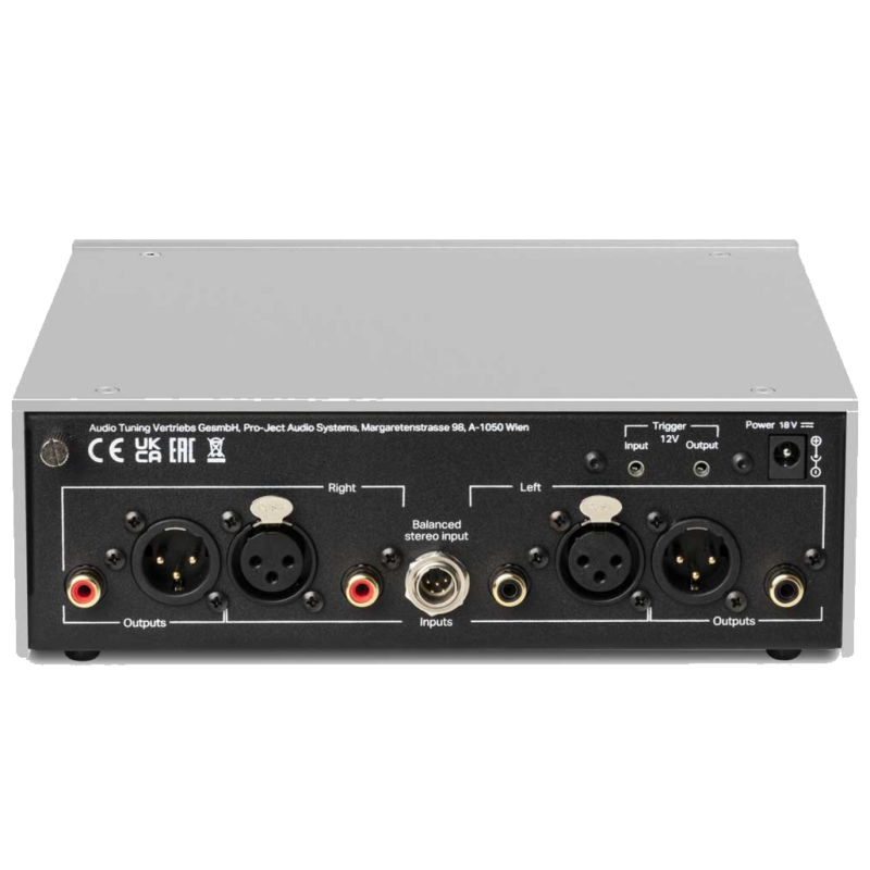 Pro-Ject Phono Box DS3 B Black — rear panel