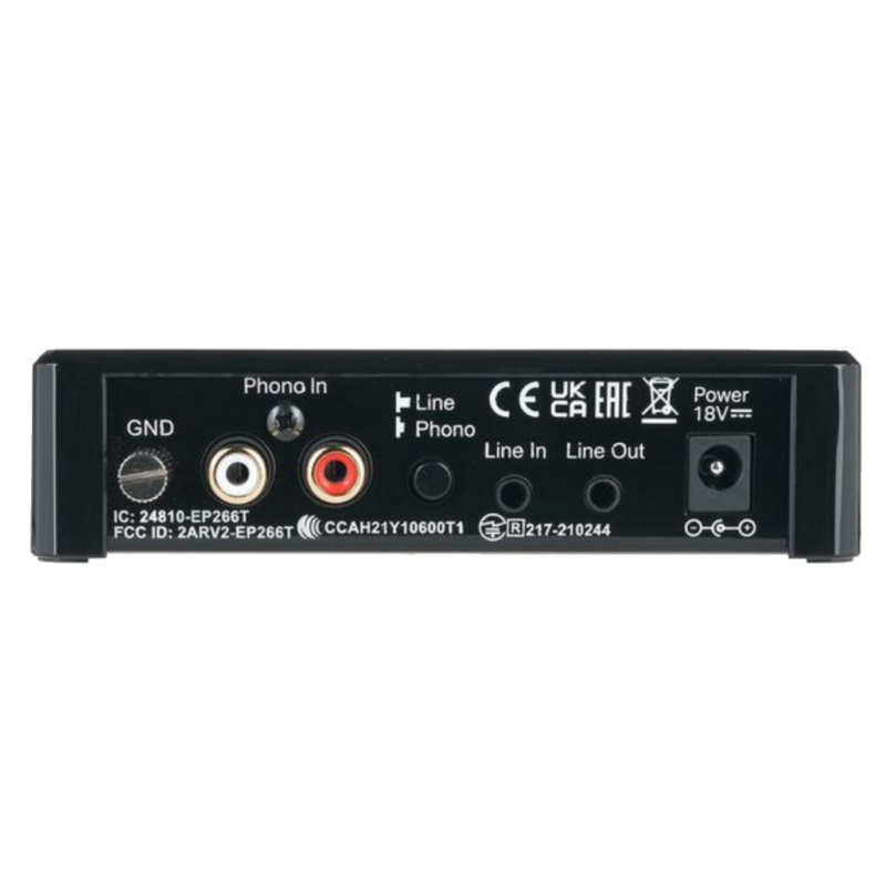 Pro-Ject Phono Box E BT 5 — rear panel