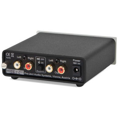 Pro-Ject Phono Box S2 Phono Stage (Black) — rear panel