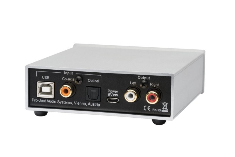 Pro-Ject Pre Box S2 Digital — rear panel showing digital inputs