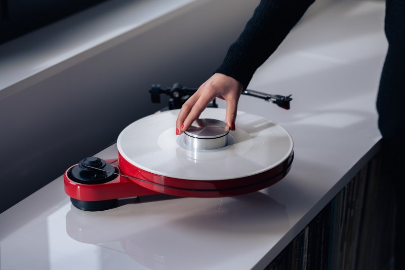 Pro-Ject Record Puck S Silver - Lifestyle