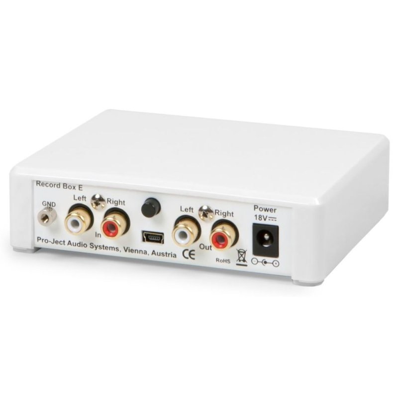 Pro-Ject Record Box E Black - Rear Connections
