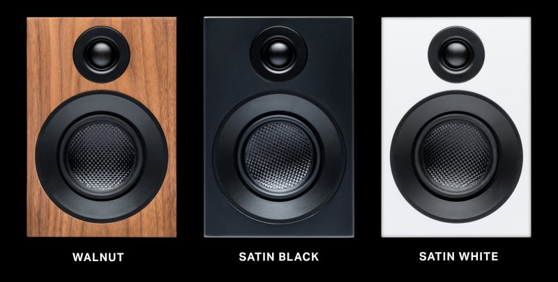 Pro-Ject Speaker Box 3 E Carbon available in Walnut, Satin Black and Satin White