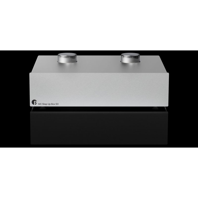 Pro-Ject MC Step Up Box S3 Silver angle