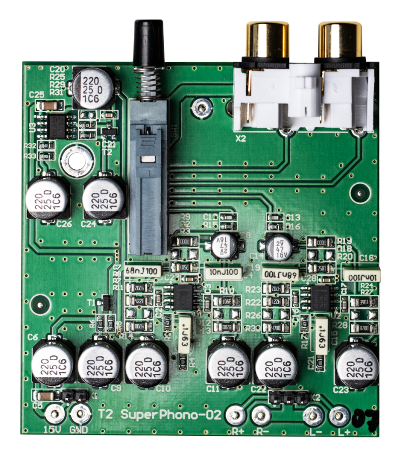 Pro-Ject T2 Super Phono built-in MM phono board