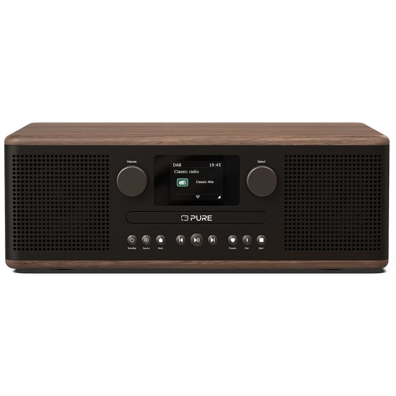 Pure Classic C-D6 Coffee Black/Walnut