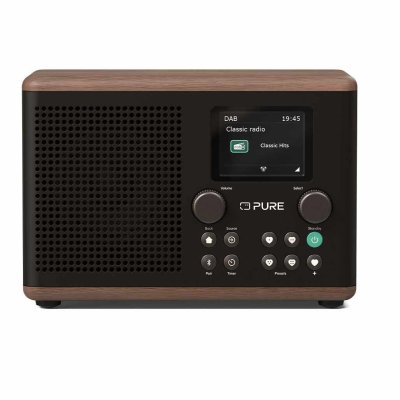 Pure Classic H4 Radio Black Coffee and Walnut