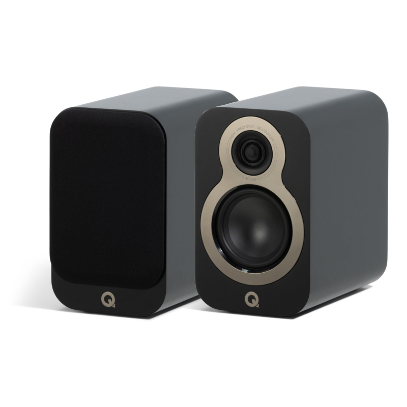 Q Acoustics 3050C 5.1 Cinema Pack - Satin Black — 3010C bookshelf surround speakers pair