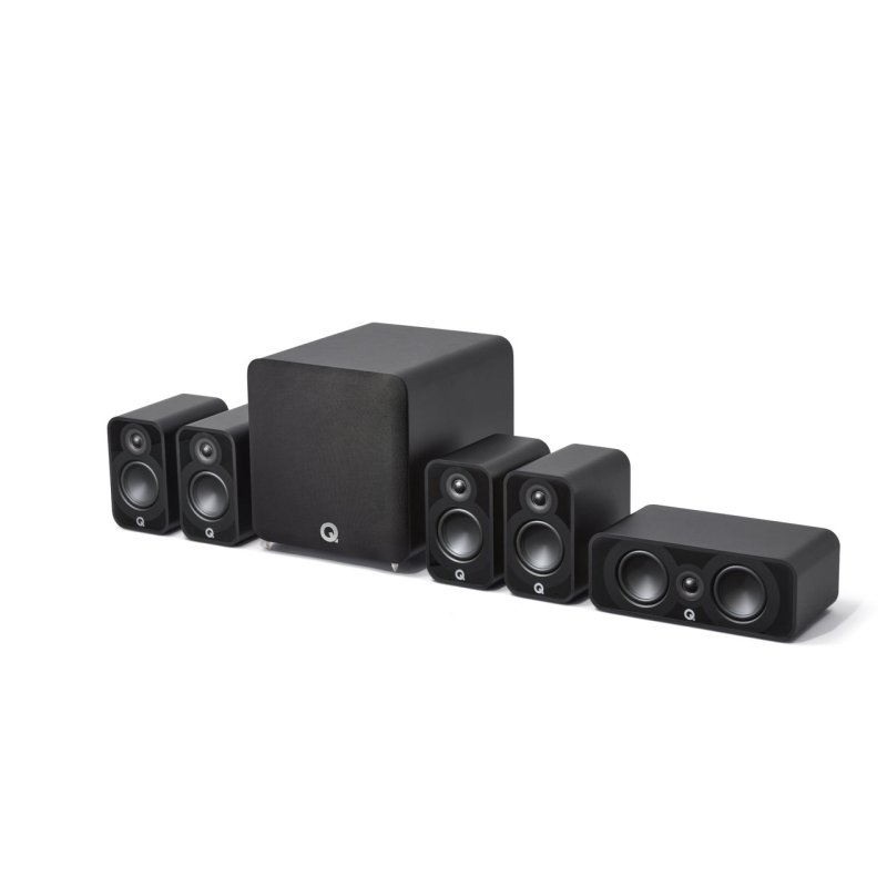 Q Acoustics 5010 5.1 Plus Cinema Pack Matte Black