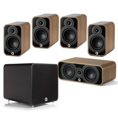Q Acoustics 5010 5.1 Plus Cinema Pack Holm Oak
