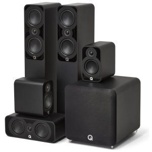 Q Acoustics 5040 5.1 Plus Cinema Pack Satin Black