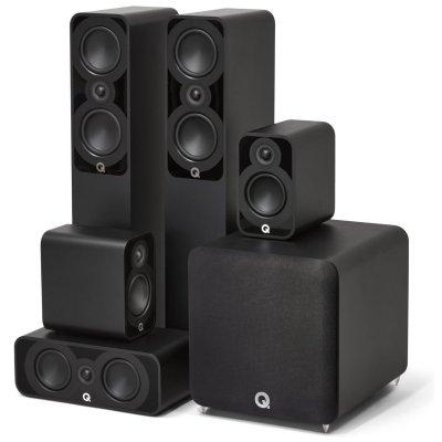 Q Acoustics 5040 5.1 Plus Cinema Pack Satin Black