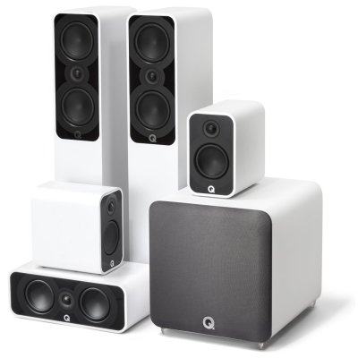 Q Acoustics 5040 5.1 Plus Cinema Pack Satin White