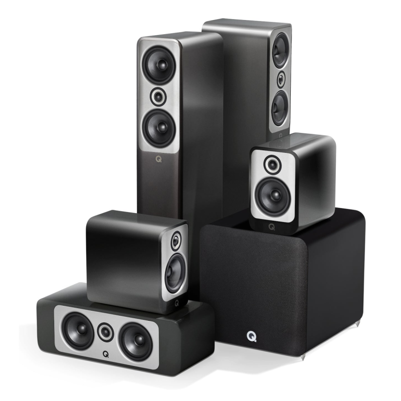 Q Acoustics Concept 50 5.1 Cinema Pack Gloss Black