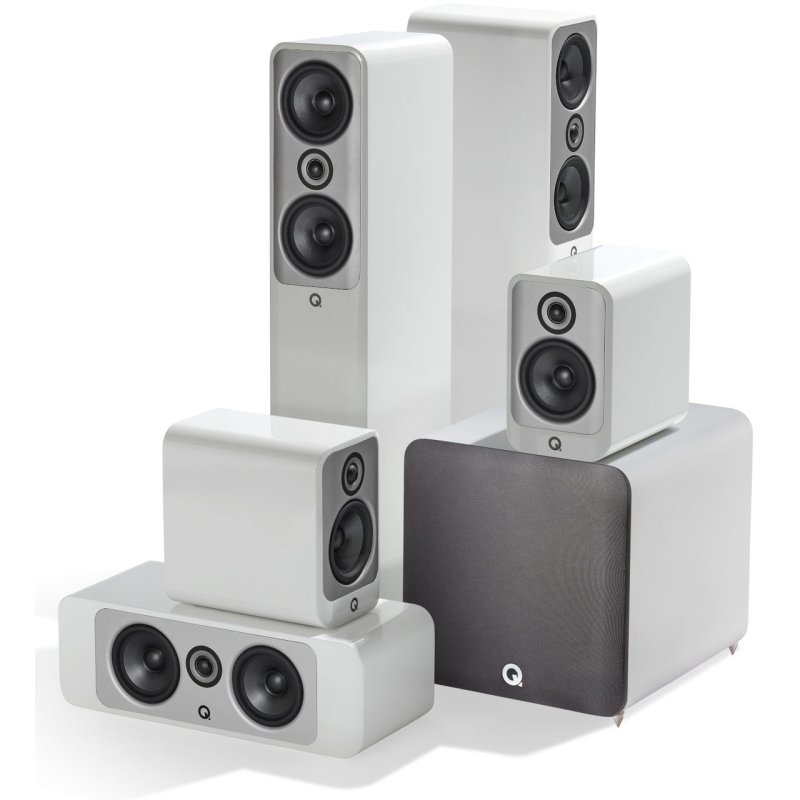 Q Acoustics Concept 50 5.1 Cinema Pack Gloss White