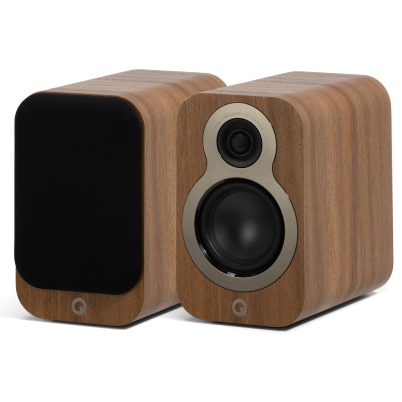 Q Acoustics 3010c Bookshelf Speakers Pin Oak (Pair)