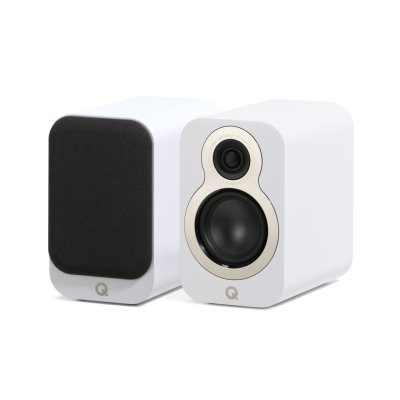 Q Acoustics 3010c Bookshelf Speakers Satin White (Pair)