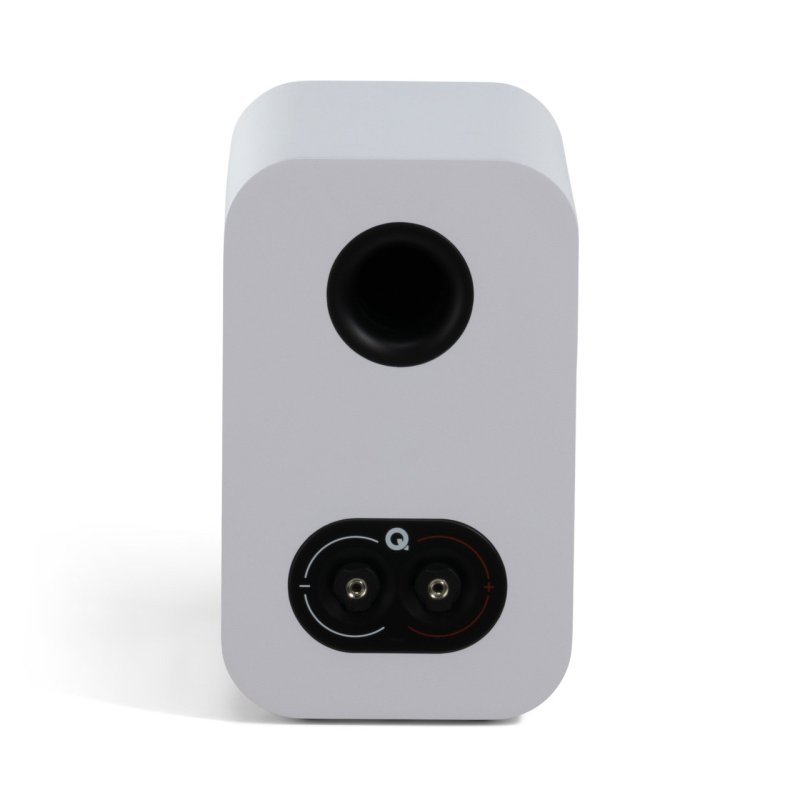 Q Acoustics 3010c Satin White - Rear View