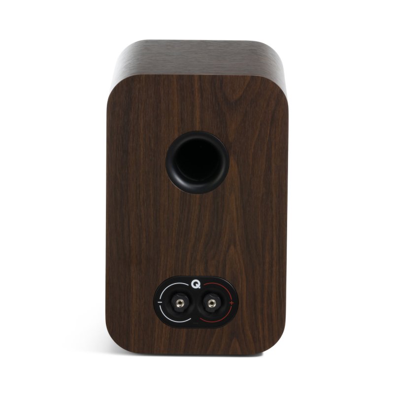 Q Acoustics 3020C Bookshelf Speakers Claro Walnut (Pair) — rear panel