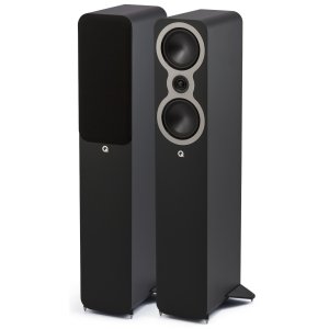 Q Acoustics 3040c Floorstanding Speakers Satin Black (Pair)