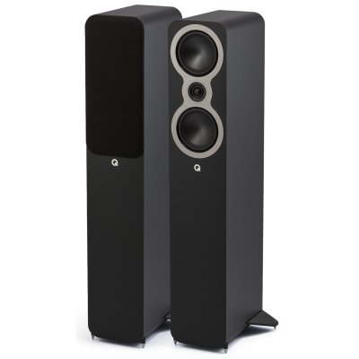 Q Acoustics 3040c Floorstanding Speakers Satin Black (Pair)