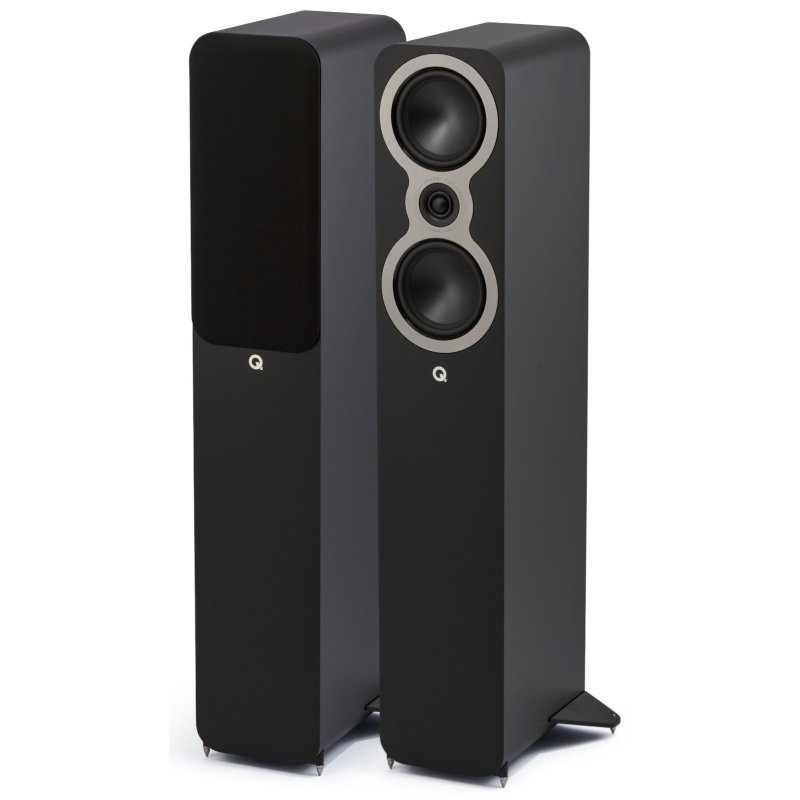 Q Acoustics 3040c Floorstanding Speakers Satin Black (Pair)