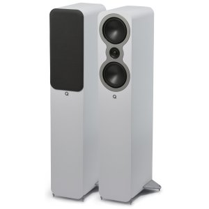 Q Acoustics 3040c Floorstanding Speakers Satin White (Pair)