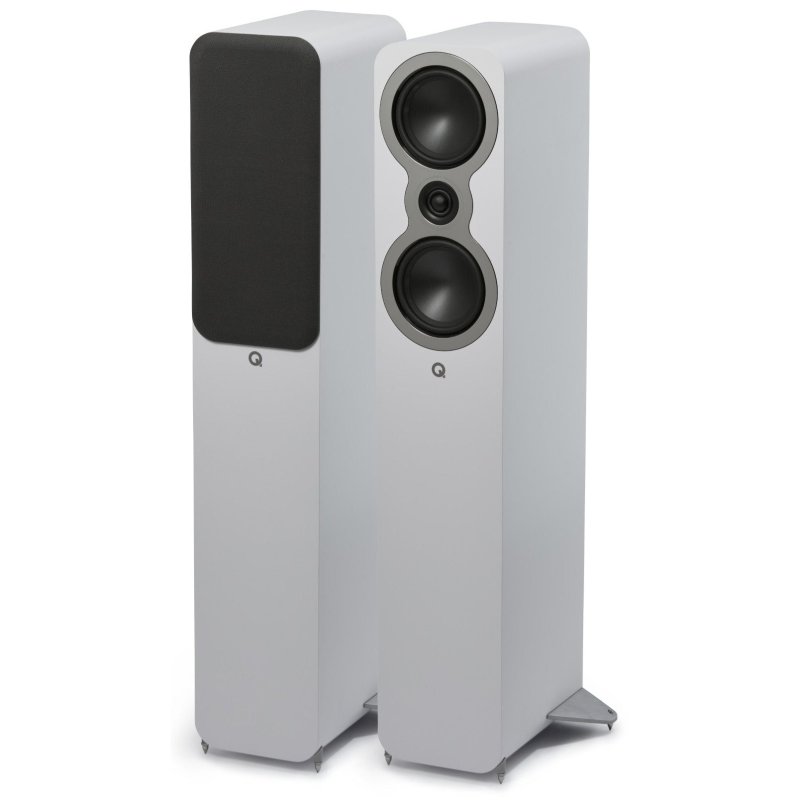 Q Acoustics 3040c Floorstanding Speakers Satin White (Pair)
