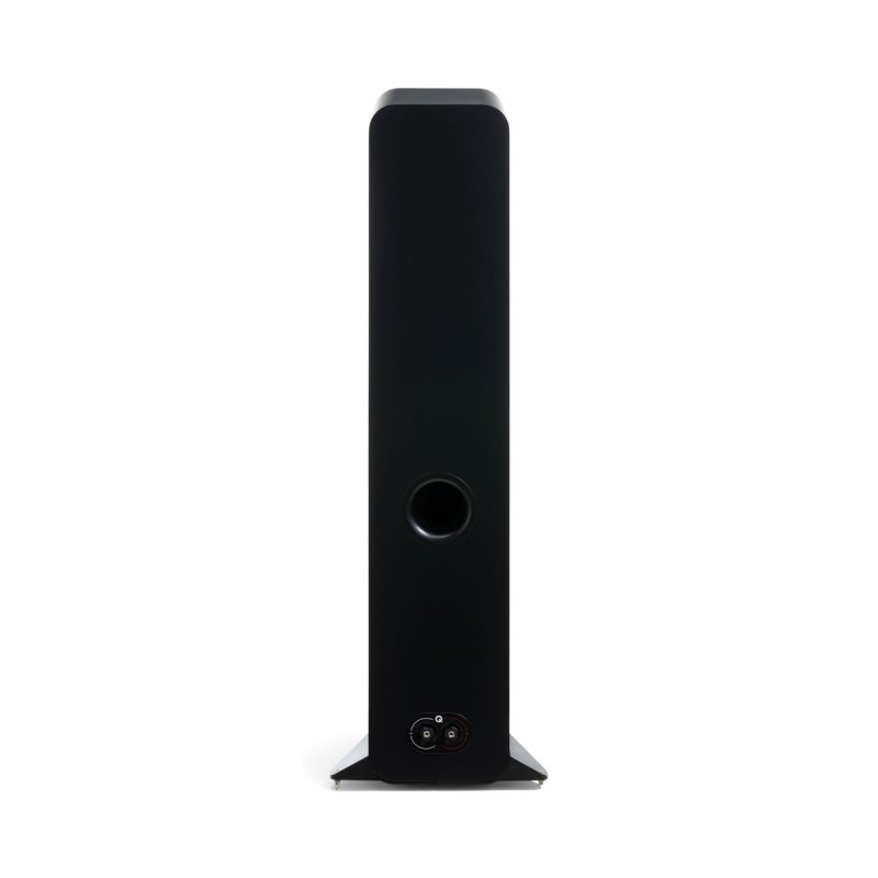 Q Acoustics 3050C Floorstanding Speakers Satin Black (Pair) — rear view
