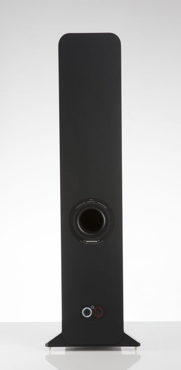 Q Acoustics 3050i Floorstanding Speakers Black (Pair) — rear view
