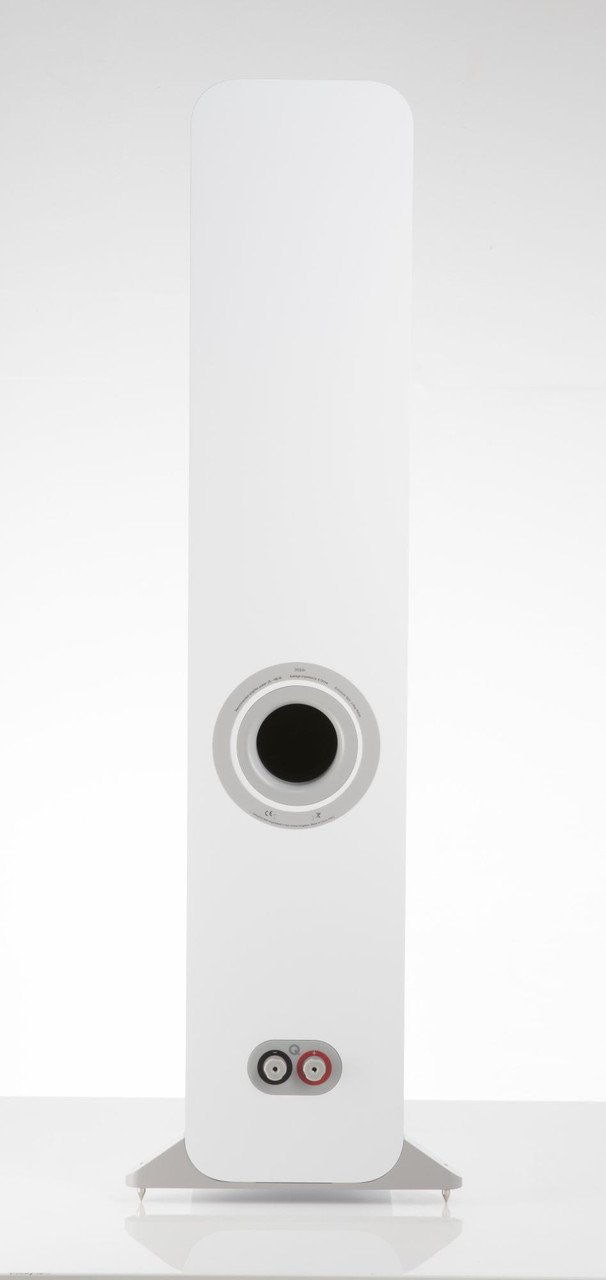 Q Acoustics 3050i Floorstanding Speakers White (Pair) — rear view