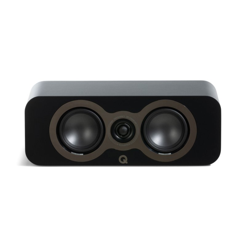 Q Acoustics 3090C Centre Speaker Black — front view (grille off)