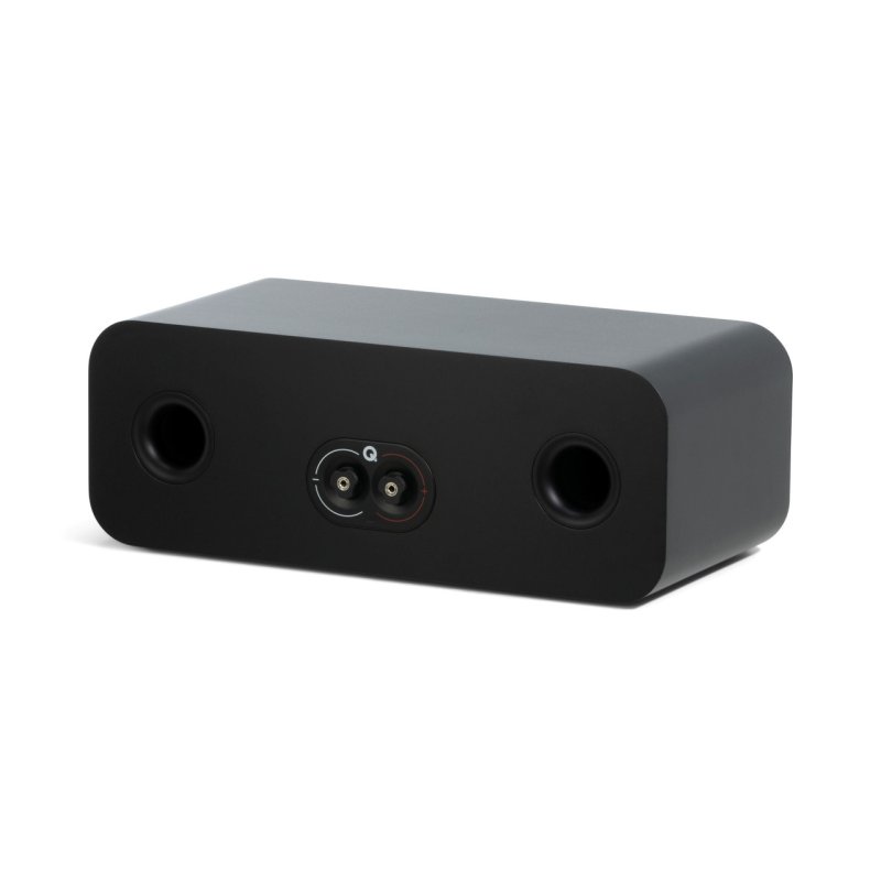 Q Acoustics 3090C Centre Speaker Black — rear angled view