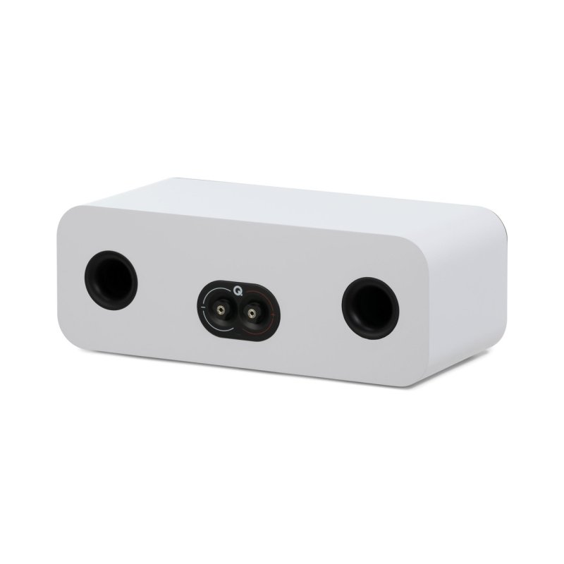 Q Acoustics 3090C Centre Speaker White — rear angled view