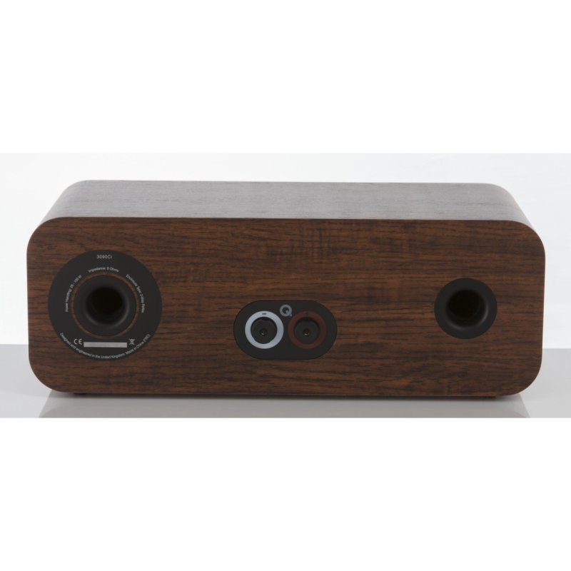 Q Acoustics 3090Ci Centre Speaker Walnut — rear panel