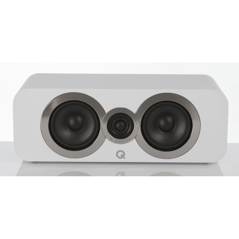 Q Acoustics 3090Ci Centre Speaker White — front view (grille off)