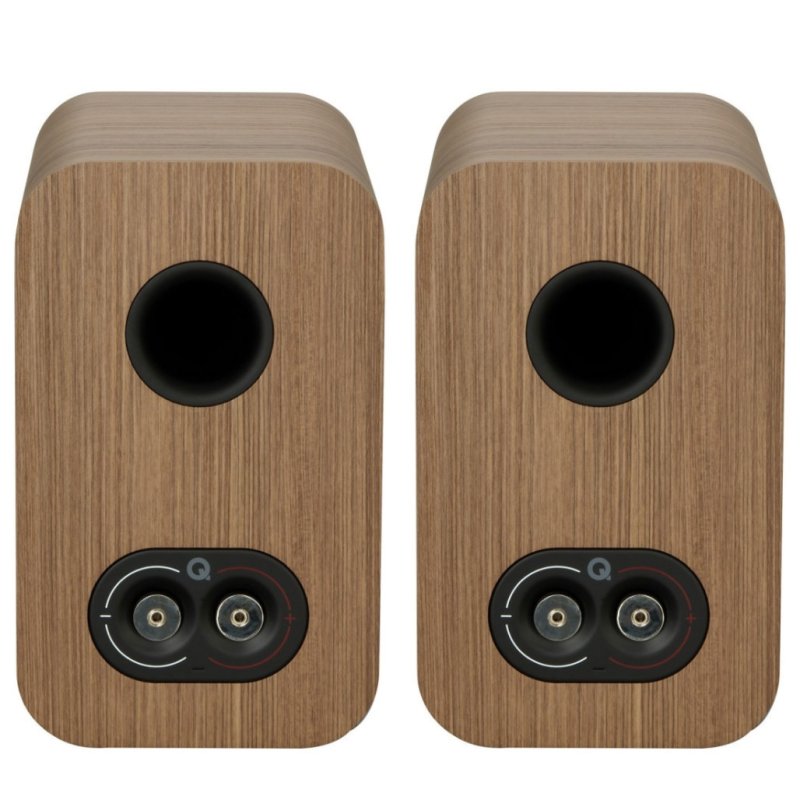 Q Acoustics 5010 Bookshelf Speakers Holm Oak (Pair) — rear panel
