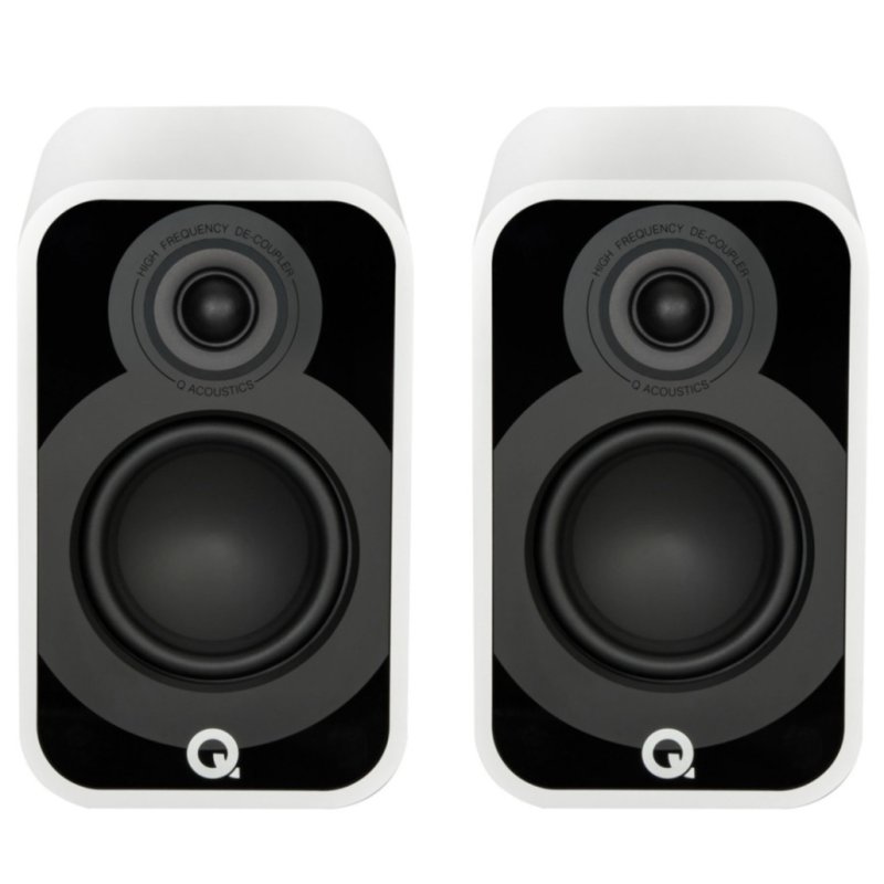 Q Acoustics 5010 Bookshelf Speakers Satin White (Pair)