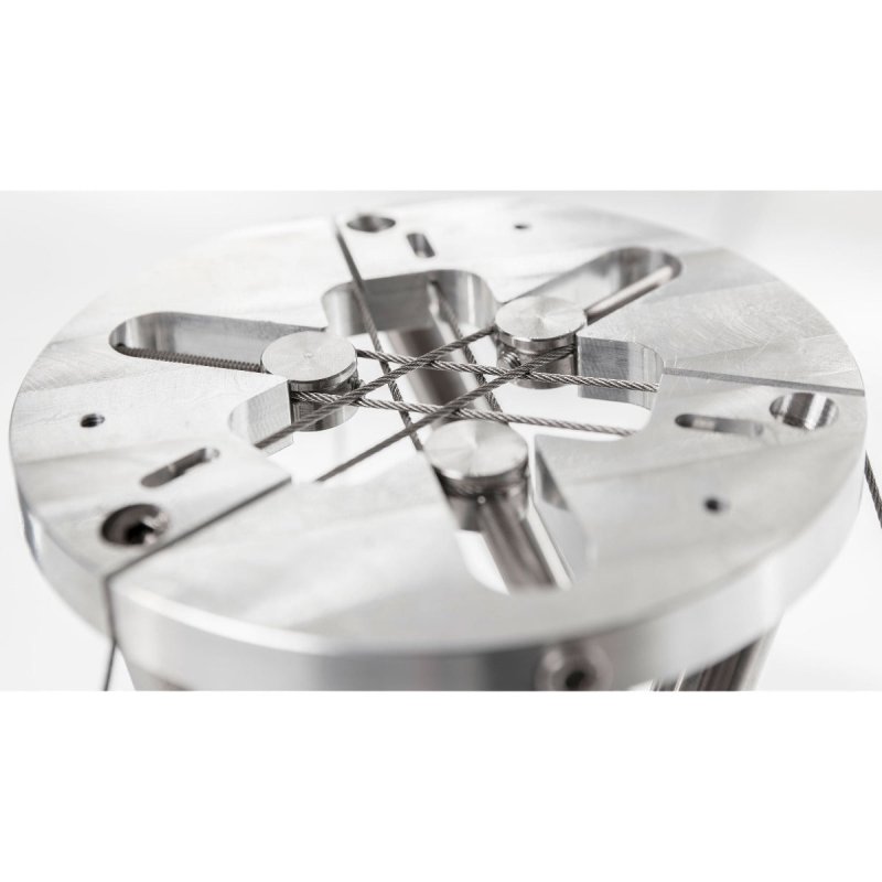 Q Acoustics Tensegrity Speaker Stands with Universal Adapter Plate (Pair) — tensegrity cable mechanism close-up
