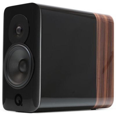 Q Acoustics Concept 300 Standmount Speakers Black and Rosewood (Excl. Stand) (Pair)