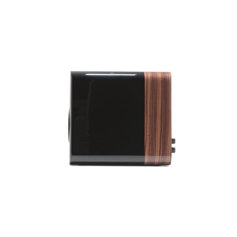 Q Acoustics Concept 300 Standmount Speakers Black and Rosewood (Excl. Stand) (Pair) — side view