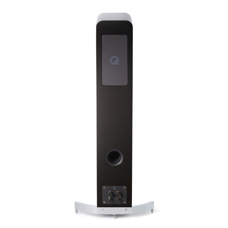 Q Acoustics Concept 50 Floorstanding Speakers Gloss Black (Pair) — rear panel