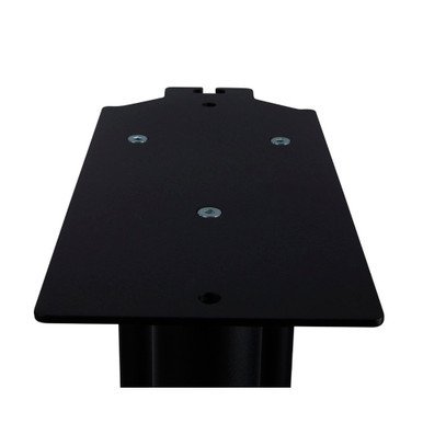 Q Acoustics Q3030FSi speaker stand top plate close-up showing mounting holes