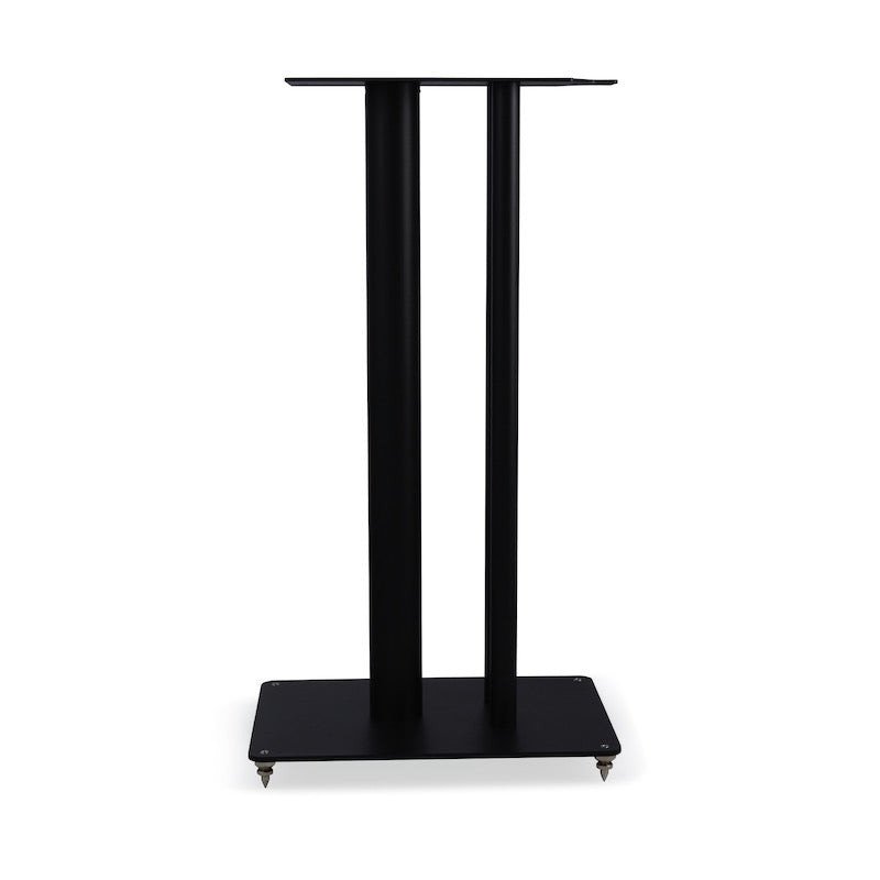 Q Acoustics Q3030FSi speaker stand in black - front view