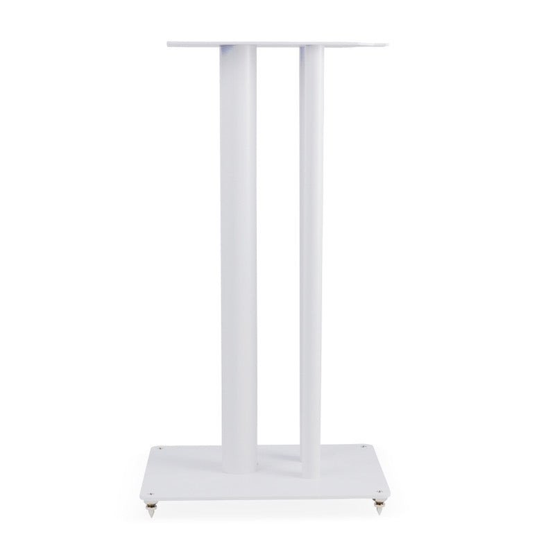 Q Acoustics Q3030FSi speaker stand in white - front view
