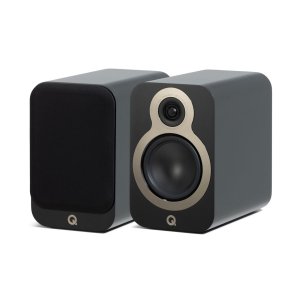 Q Acoustics 3030c Bookshelf Speakers Satin Black (Pair)