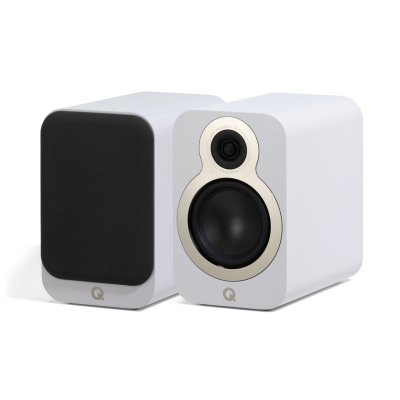 Q Acoustics 3030c Bookshelf Speakers Satin White (Pair)