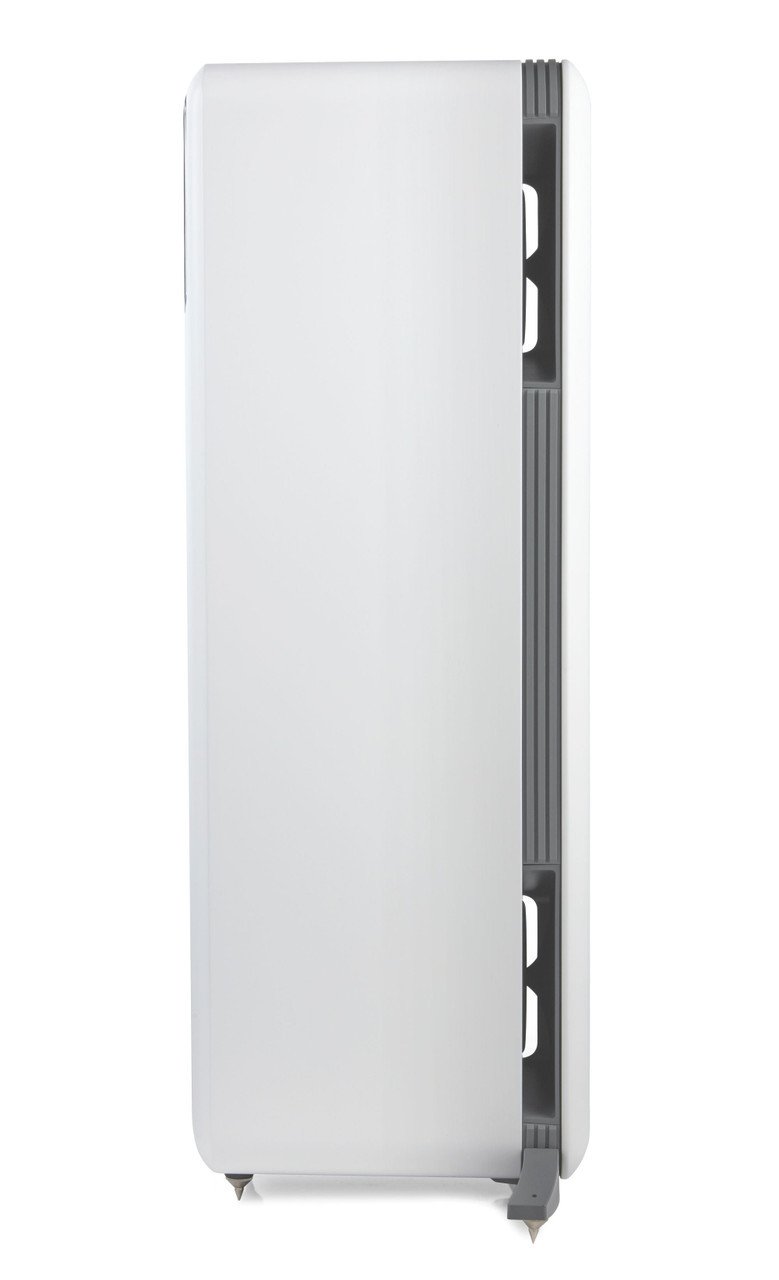 Q Acoustics Q Active 400 Floorstanding Speakers White (Pair) — side view