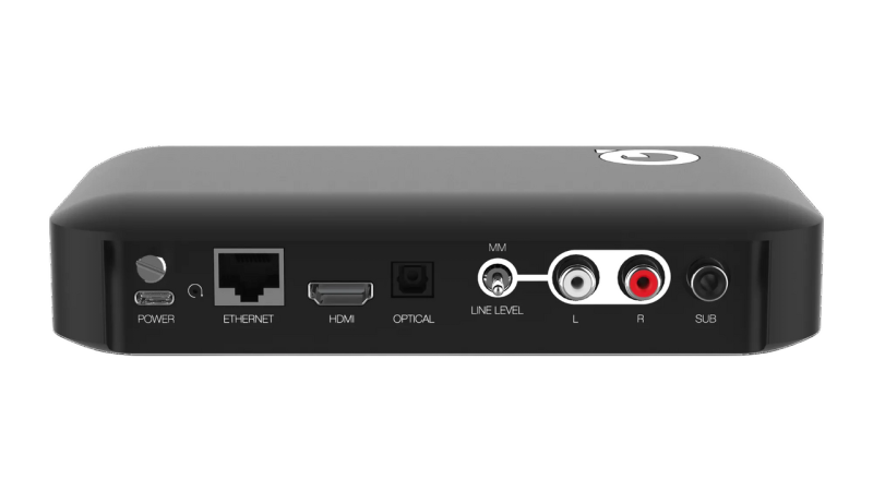 Q Acoustics Q Active 400 Floorstanding Speakers White (Pair) — Control Hub rear panel